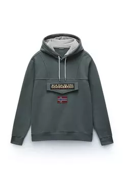 Толстовка с капюшоном Napapijri, светло-зеленый