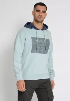 Толстовка с капюшоном Nassau, светло-голубой