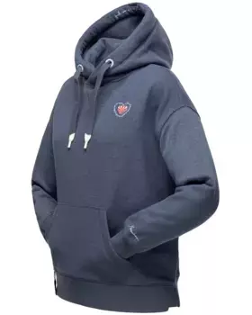 Толстовка с капюшоном Navahoo "Goldfee", стильная женская толстовка в стиле оверсайз, синий