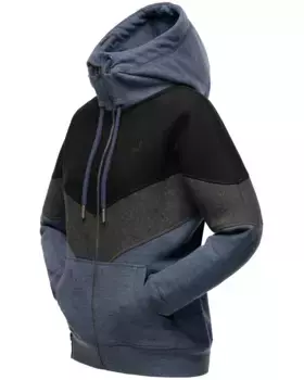 Толстовка с капюшоном Navahoo "Honey Pearl", спортивная женская толстовка в стиле колобок, синий