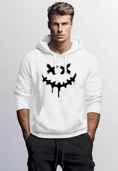 Толстовка с капюшоном Neverless, белый