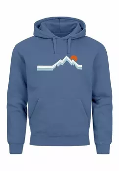 Толстовка с капюшоном Neverless, синий