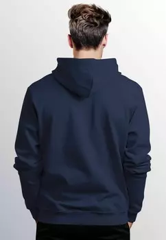 Толстовка с капюшоном Neverless, темно-синий
