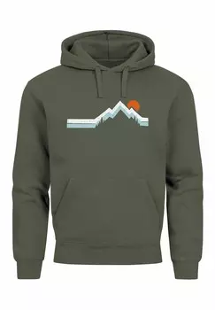 Толстовка с капюшоном Neverless, зеленый