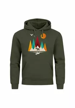 Толстовка с капюшоном Neverless, зеленый