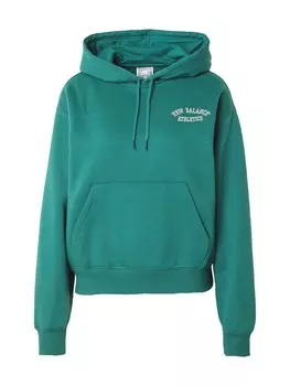 Толстовка с капюшоном new balance Sweatshirt, изумрудный