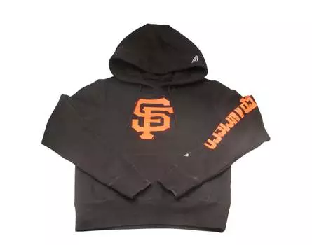 Толстовка с капюшоном New Era MLB San Francisco Giants 2002 WS Patch Up черная мужская 12879537