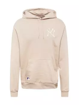 Толстовка с капюшоном NEW ERA Sweatshirt League Essentials Neyyan, бежевый