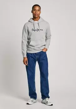 Толстовка с капюшоном NEW JOE Pepe Jeans, серый
