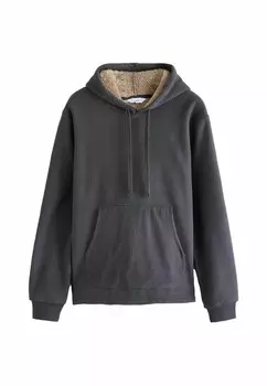 Толстовка с капюшоном Next, серый