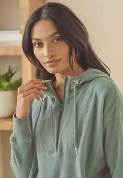 Толстовка с капюшоном Next, зеленый