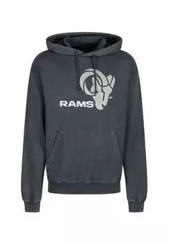 Толстовка с капюшоном NFL Rams монохромная для всех фанатов Los Angeles Rams Re:Covered, черный