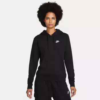 Толстовка с капюшоном Nike Sportswear "CLUB FLEECE WOMEN'S PULLOVER HOODIE", белый