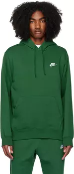 Толстовка с капюшоном Nike Sportswear Club, зеленый