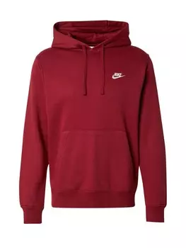 Толстовка с капюшоном Nike Sportswear Regular fit Sweatshirt Club Fleece, цвет ruby red