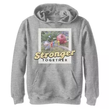 Толстовка с капюшоном Nintendo Pikmin Stronger Together для мальчиков 8–20 лет с фотографией Fruit Carry Licensed Character