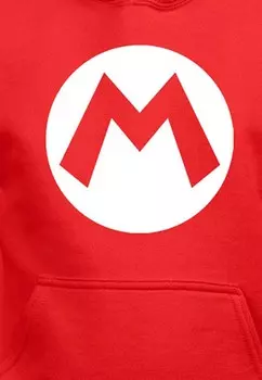 Толстовка с капюшоном NINTENDO SUPER MARIO BADGE Henry Tiger, красный