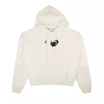 Толстовка с капюшоном Off-White Jumbo Marker, цвет Белый