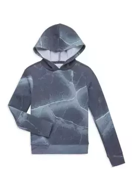 Толстовка с капюшоном Offshore для маленьких девочек и девочек Sol Angeles, цвет offshore