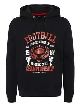 Толстовка с капюшоном Oklahoma Jeans, черный