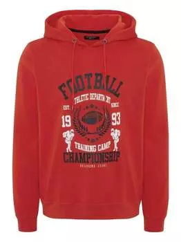 Толстовка с капюшоном Oklahoma Jeans, красный