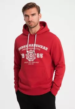 Толстовка с капюшоном Ombre, темно-красный