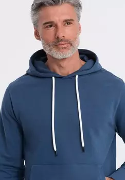 Толстовка с капюшоном Ombre, темно-синий