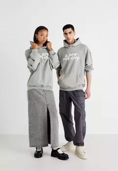 Толстовка с капюшоном ONSRAIDEN WASHED HOODIE UNISEX Only & Sons, серый