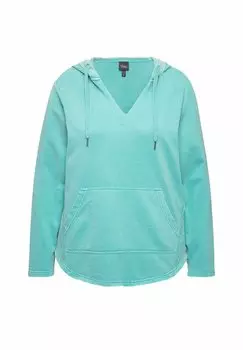 Толстовка с капюшоном OPEN EDGED Ulla Popken, мятный