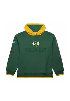 Толстовка с капюшоном ORIGINS BAY PACKERS Mitchell & Ness, темно-зеленый
