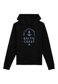 Толстовка с капюшоном OSTSEE LOGO KNUT JAN HAMBURG F4NT4STIC, черный