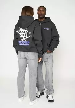 Толстовка с капюшоном OVERSIZE ZIP UNITY Multiply Apparel, антрацит
