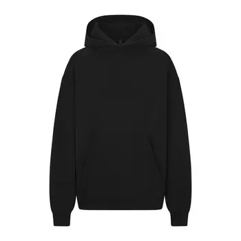 Толстовка с капюшоном оверсайз SKIMS, цвет washed onyx