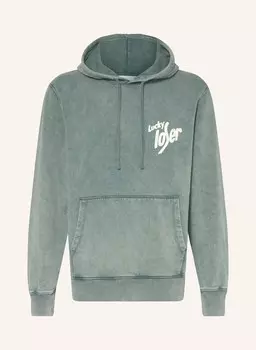 Толстовка с капюшоном Palmes, зеленый