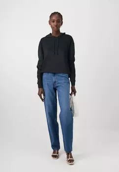 Толстовка с капюшоном PCCHILLI HOODIE Pieces, темно-синий