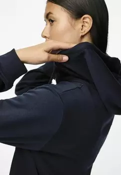 Толстовка с капюшоном PCCHILLI Pieces, темно-синий