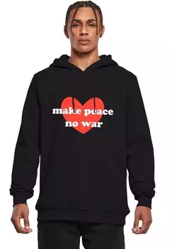 Толстовка с капюшоном PEACE HEART HEAVY Merchcode, черный