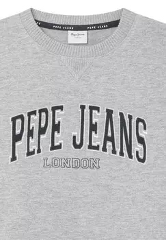 Толстовка с капюшоном Pepe Jeans, серый