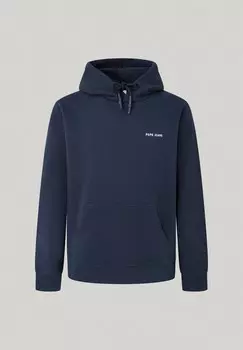 Толстовка с капюшоном Pepe Jeans, темно-синий