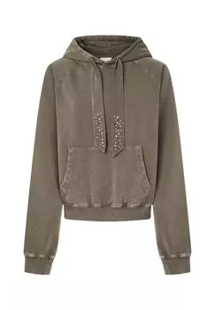 Толстовка с капюшоном Pepe Jeans, темно-зеленый