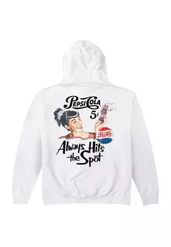 Толстовка с капюшоном PEPSI COLA RETRO PRINT Henry Tiger, белый