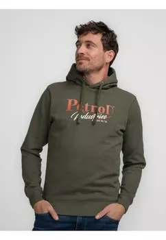 Толстовка с капюшоном Petrol Industries, зеленый