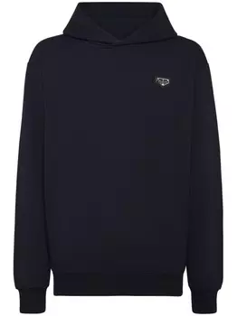 Толстовка с капюшоном Philipp Plein Iconic Plein, синий