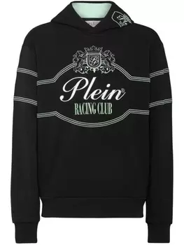 Толстовка с капюшоном Philipp Plein Racing Club, черный