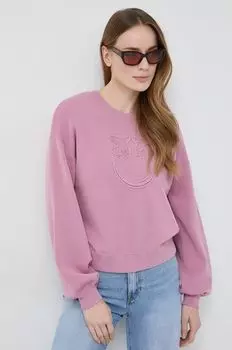 Толстовка с капюшоном Pinko, розовый