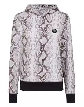 Толстовка с капюшоном Pitone PLEIN SPORT, серый