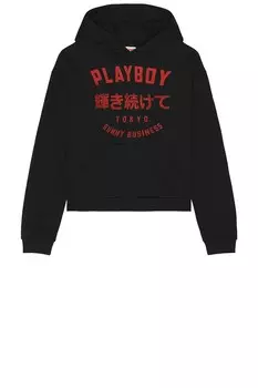 Толстовка с капюшоном Playboy, black
