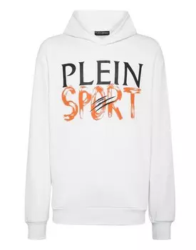 Толстовка с капюшоном Plein Sport Sweatshirt, белый