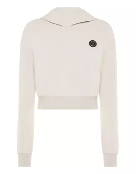 Толстовка с капюшоном Plein Sport Sweatshirt, серо-коричневый
