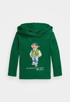 Толстовка с капюшоном POLO BEAR COTTON JERSEY HOODED TEE Ralph Lauren, темно-зеленый